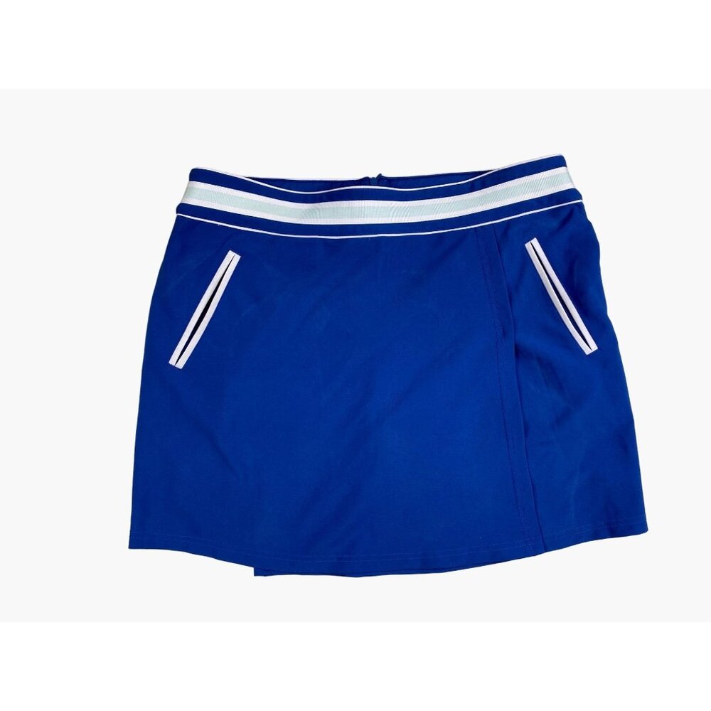 Tommy Armour Women’s Size 12 Dri Logic Tennis Golf Skort Monaco Blue White